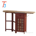 folding table top wood antique cabinet ironing boards